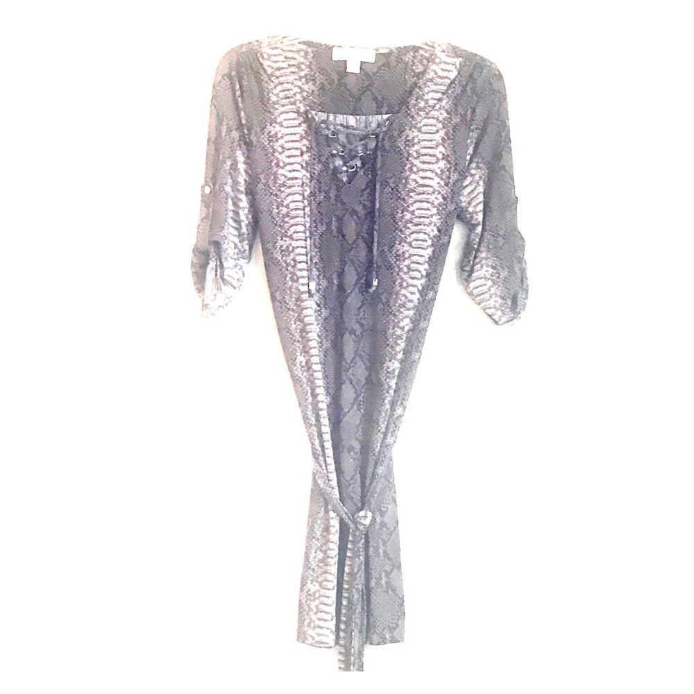 MICHAEL Michael Kors Snakeskin Print Dress S
